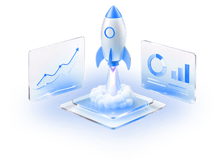 Festejo marcando o debut público inaugural da plataforma de trading de criptomoedas