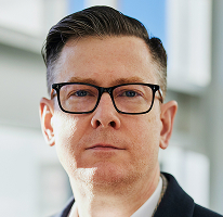Executivo Alexander Hughes, CEO da empresa de negociação de criptografia, em retrato